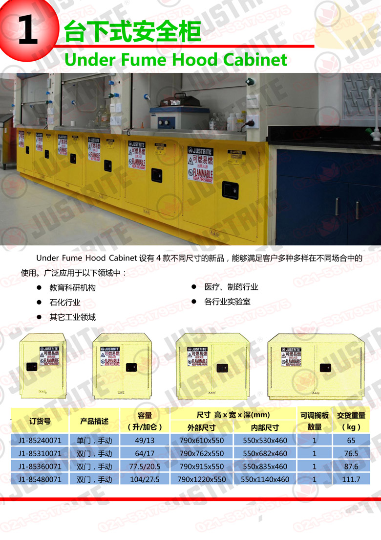 美國杰斯瑞特，防火安全柜，justrite防火柜，justrite安全柜，防爆柜justrite,8945001,1F1996