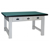 重型工作臺帶三橫抽(臺面厚50mm)，2100×750×800